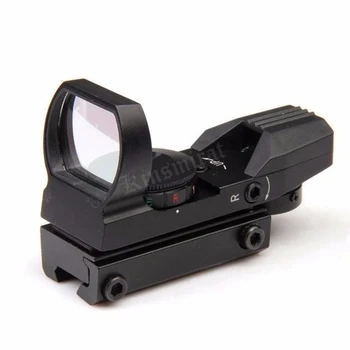 11mm/ 20mm Red Dot anvendelsesområde optiske Syn Jernbane, 4 Sigtemiddel riffelsigte Airsoft Optik Holografiske Refleks Taktiske Pistol Tilbehør.