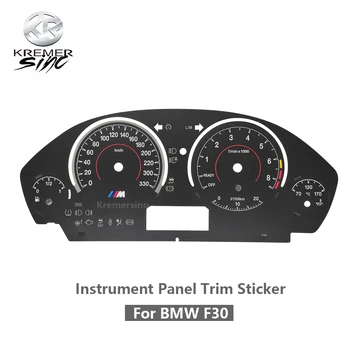 330km/t Dashboard Dækker Instrument Panel Trim Klistermærke Til BMW F30 Eftermontering