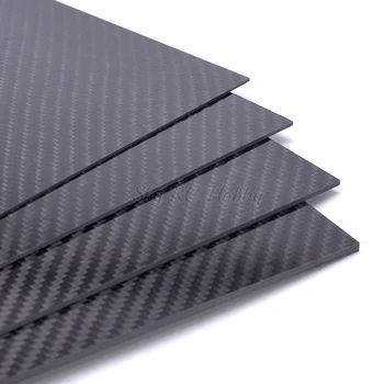200 mm X 300 mm 0,5 mm 1 mm 1,5 mm 2 mm 3 mm 4 mm 5 mm Carbon Plade Panel Ark Høje Sammensatte Hårdhed Materiale, Carbon-Fiber Board