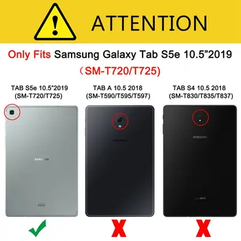 Solsikke Print PU Læder taske Til Samsung galaxy Tab S5E 10.5 2019 T720 SM-T720 T725 Dække Med Kort Slot Tablet tilfælde+film+pen