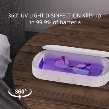 Mifa UV Sterilisator Max Multi-Funktion Phone Renere Kasse med Aroma Diffuser Hurtig Opladning til Smart Phone