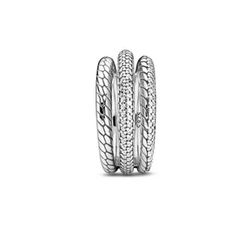 925 Sterling Sølv Ringe 2020 Efteråret Tre Nye Sølv Ringe Slange Ben Mønster Ring Mode Smykker Kvinder Fødselsdag Gave