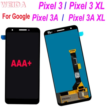 For Google Pixel XL 2 2XL Pixel 3 3A 4 LCD-Skærm Touch screen Digitizer Assembly For Pixel-2XL 3XL Pixel 3AXL 4XL Skærm