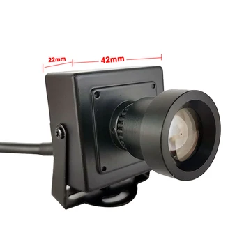Nye Mini CCTV-Kamera Høj Opløsning 700TVL Sony Effio-E 25mm yrelse Linse CCTV Sikkerhed Boksen Farve Mini Kamera med osd-menuen kabel