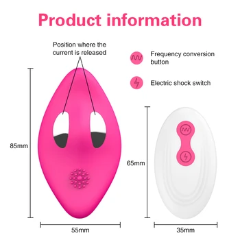 Eletric Stød Vibrerende Æg Trusser Sex Legetøj til Kvinder Fjernbetjening G-punktet, Klitoris Stimulator Kvindelige Vagina Masturbator