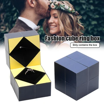 Nyeste Puslespil smykkeskrin Magiske Ring Box for Valentine ' s Day Forslag Engagement Bryllup