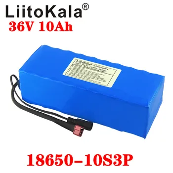 LiitoKala 36V 10S3P 10Ah 500W Høj effekt 42V 18650 lithium batteri ebike el-bil, cykel, scooter, BMS