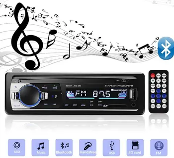 Bluetooth Autoradio Bil Stereo FM-Radio Aux-Indgangen Modtager SD USB JSD-520 12V In-dash 1 din Bil MP3-Multimedie Afspiller Radio