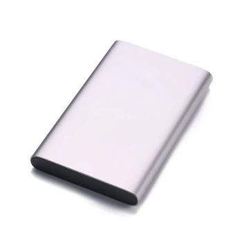 Nyeste 2020 Rustfrit Stål Kortholderen Mænd Business-ID Kreditkort Tegnebog Mandlige Luksus Silver Aluminium Cover