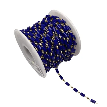 1 Meter Håndlavet Krystal Kobber Kæde sten Perler, Kæder til Smykker at Gøre DIY-Halskæde-Armbånd Anklet Tilbehør