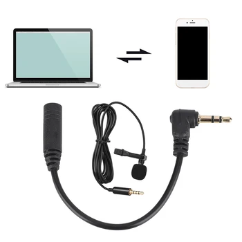 4 Pole 3 Pole Audio Mikrofon USB-MIC Converter Link Adapter-Stik Kabel Ledning Mikrofon-Konvertere