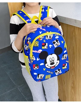 Disney Mickey Mouse, Minnie Rygsæk Skoletaske Kvindelige High School, Campus-Shoulder Taske Mode Afslappet Håndtaske Rygsæk