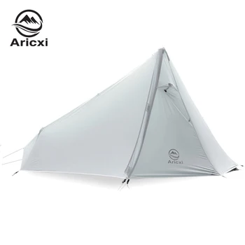 ARICXI Nye 1 Person Oudoor Ultralet Camping Telt 3 Sæson Professionel 20D Silnylon Rodless Telt