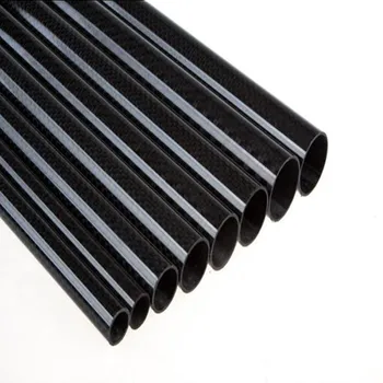 LAITEHM 2stk 3K full carbon fiber runde rør 6/8/10/12/14/15/16/18/20/22/25/30/35/40mm høj styrke carbon rør