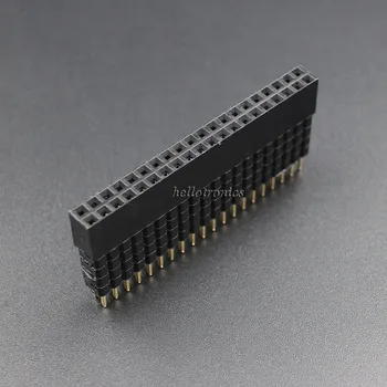 Hellotronics 5 Pc ' er/Masse 8.5/10.0/4.5 mm 2x20 Kvindelige Header GPIO Header For Raspberry Pi A+ Pi B+ Pi 2 Pi 3 Pi 4
