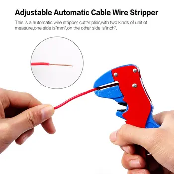 0.2-6 Pladsen MM Justerbar Automatisk Kabel-Wire Stripper Med Cutter Andenæb Bøje Næse Bolt Clippers Ledning Stripping Værktøj