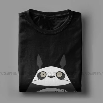 Totoro Maleri Panda T-Shirt, Mænds Bomuld T-Shirt Miyazaki Animationsfilm Japan Manga Min Nabo Ghibli Ånd Kort Ærme t-Shirts 6XL