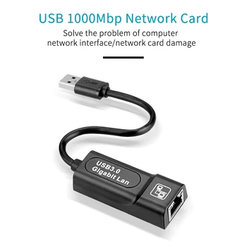 USB 3.0-2.0 / Typc C USB-Rj45 Lan-Ethernet-Adapter netkort til RJ45 Lan-Ethernet-Adapter til Windows 10 Macbook Xiaomi Mi PC