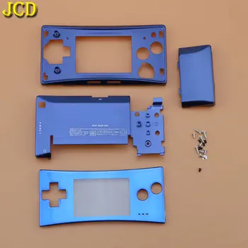 JCD 4 i 1 metalhus etui til Nintend game boy Micro GBM Foran bagcoveret Frontplade Batteri Indehaveren w/ Skrue