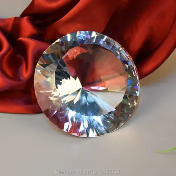 Krystal diamant Bryllup Dekoration Gave Home Glas Dekoration Desktop Dekoration 10CM Julegave (HD-16055)