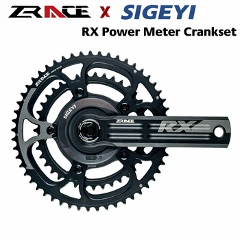 ZRACE RX SIGEYI Power Meter Kranksæt 2 x 10 / 11 / 12 Hastighed Chainset, 50/34T, 52/36T, 53/39T, 170mm / 172.5 mm / 175 mm DUB BB29