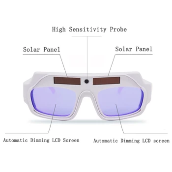 ALLSOME Sol Auto Mørkere Svejsning Hjelm Øjne Protector Svejser Cap Beskyttelsesbriller Maskine Cutter Lodning Maske, Filter-Objektiv Værktøjer