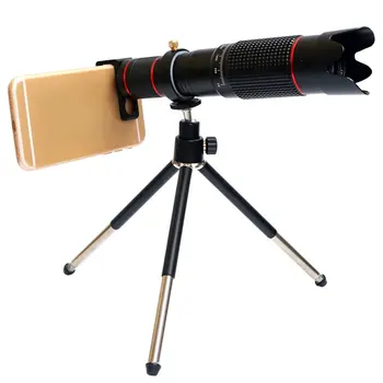 4K HD-36X Optisk Zoom Kamera Linse Teleobjektiv Mobile Teleskop Telefonen til Smartphone, Mobiltelefon lente para celular