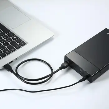 USB 3,0 til 3,5-tommers SATA-III 5Gbps Høj Hastighed Ekstern Harddisk Disk Ehclosure Tilfælde HDD Kabinet Kasse med DC Power Adapter