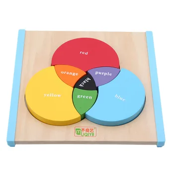 2020 Ny Stil Farverige Træ-Montessori Legetøj Farve Læring Bord Baby Pædagogisk Legetøj, Som Børn Læring Legetøj
