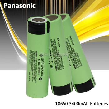 Nye Panasonic Oprindelige NCR18650B 3,7 v 3400 mah 18650 Genopladeligt Lithium Batteri Lommelygte batterier
