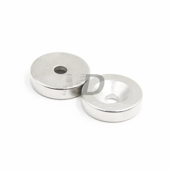 50stk Super Stærk Runde Neodym Undersænkede Ring Magneter 20mm x 3mm Hul: 5mm N50 Neodym-Magnet-Gratis Fragt