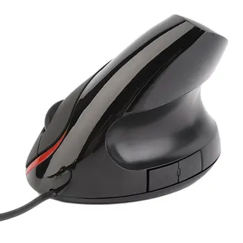 2016 Nye 5D kabel Optical Gaming Mouse Høj Kvalitet 2400DPI 2.4 GH Lodret Opretstående Ergonomisk Vertikal mus Til Desktop & Laptop