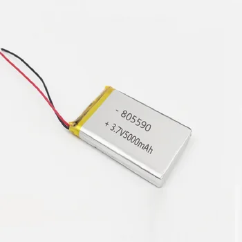 500mAh 3,7 V 805590 polymer lithium batteri DIY tilbage klip opladning af batteriet 805590