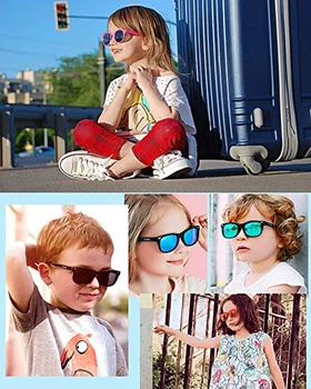 2021 Nye Børn, Polariserede Solbriller til Drenge Piger Sol Briller Silikone beskyttelsesbriller Gave Til Børn, Baby UV400-Brillerne
