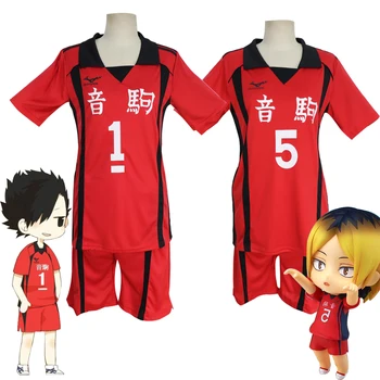 Anime Haikyuu Cosplay Kostume Nekoma Høj Volleyball Klub Kenma Kozume Tøj Kuroo Tetsurou Sportstøj Trøjer, Uniform