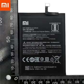 Original Xiaomi Redmi 5 Plus Batteri BN44 4000mAh for Xiaomi Redmi 5 Plus Høj Kvalitet BN44 Udskiftning Mobiltelefon Batteri+Gratis Værktøjer