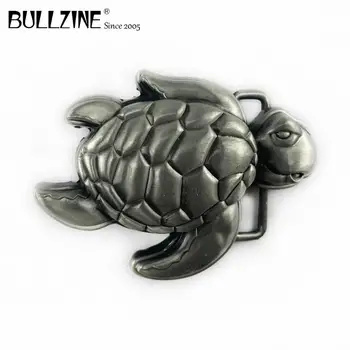 Den Bullzine Mode skildpadde bæltespænde med tin slut FP-03024 egnet til 4cm bredde snap på bælte
