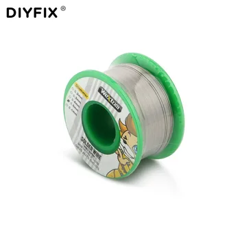 DIYFIX 1Roll 0,5 mm 63/37 Flux 0.05% Lodning, Wire, Tin og Ledning til iPhone Mobiltelefon Chip-Svejsning, Vedligeholdelse, Reparation Værktøj Sæt