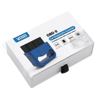 Mini OBD2 Bil Diagnostisk Værktøj Bluetooth-5.0 V018 ELM327 V2.2 OBD Scanner Let Installation Personlige Bil Elementer til iOS