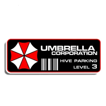 - Bil Klistermærker Udsmykning Motorcykel Decals til Umbrella Corporation Hive Parkering Niveau 3 Dekorativt Tilbehør, som er Kreative PVC,13 cm*4cm