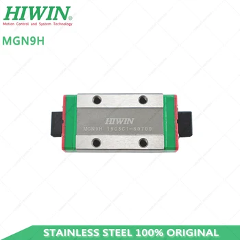 Gratis forsendelse i rustfrit stål Hiwin MGN9H Lange slider blok transport MGN9 Serie 9mm 3D-Printer