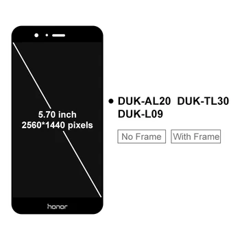 For Huawei Honor 8 Pro for LCD-V9 DUK-L09 DUK-AL20 LCD-Skærm Touch screen Digitizer Assembly Til Ære 8 Pro-Skærm Med Ramme