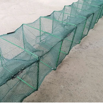 4/8/12 hul folding portable 13-5m automatisk fiskeri netto fiskeri fisk, krebs automatisk fange rejer karper catcher cage net