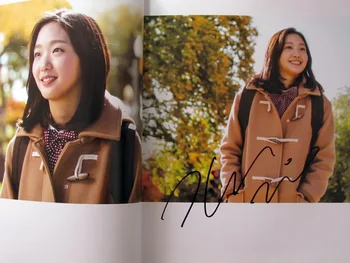 Gong Yoo Yoo I-Na autografer underskrevet fotobog Nissen Værge: De Ensomme og Store Gud officielle 02.2017