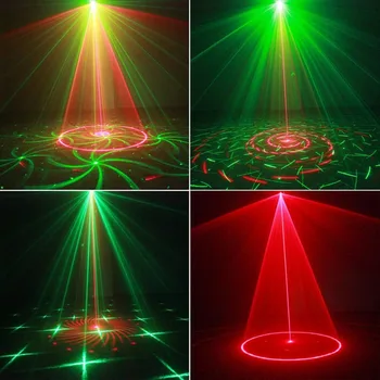 Stemmestyring Musik Rytme Flash Lys, DJ Diskotek Scene Lys LED Laser Projektor Fase Dans Part Lys Fase Effekt Belysning