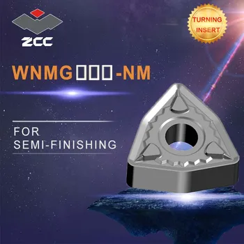 ZCCCT drejning af 10stk/masse WNMG080408 WNMG 080412 NM drejestål belagt hårdmetal skær stål finish