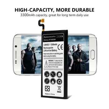 2019 Lithium YCDC Udskiftning Mobiltelefon Batteri Til Samsung Galaxy S7 G9300 G930F G930 Ægte Telefonen Genopladelige Batterier 3300mAh