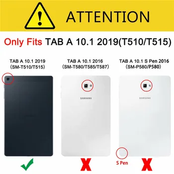 Mode Udskriver Ultra Slank Tynd PU Læder Stand taske til Samsung Galaxy Tab 10.1