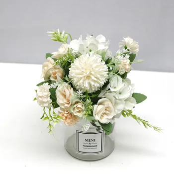 Bruden Holder Buket Roser Bryllup Dekorative Planter, Vaser til Hjemmet Udsmykning Tilbehør Kunstige Blomster Scrapbooking