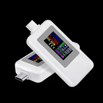 KWS-1902C Type-C Farve Display USB-Tester Aktuelle Spænding Overvåge Power Meter Mobil Batteri Bank Oplader Detektor
